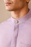 Baju Melayu Luxury Bespoke Fit - Orchid Bloom