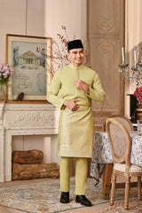 Baju Melayu Luxury Bespoke Fit - Bog Green