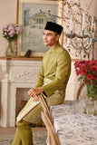 Baju Melayu Luxury Bespoke Fit - Moss Green