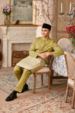 Baju Melayu Luxury Bespoke Fit - Moss Green