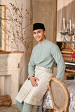 Baju Melayu Luxury Bespoke Fit - Haze Mint