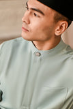 Baju Melayu Luxury Bespoke Fit - Haze Mint