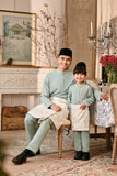 Baju Melayu Luxury Bespoke Fit - Haze Mint