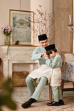 Baju Melayu Kids Luxury Bespoke Fit - Haze Mint