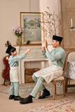 Baju Melayu Luxury Bespoke Fit - Haze Mint