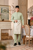 Baju Melayu Luxury Bespoke Fit - Baby Mint