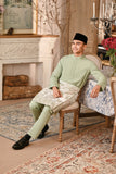 Baju Melayu Luxury Bespoke Fit - Baby Mint