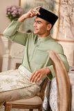 Baju Melayu Luxury Bespoke Fit - Baby Mint