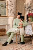 Baju Melayu Luxury Bespoke Fit - Baby Mint