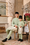 Baju Melayu Luxury Bespoke Fit - Baby Mint