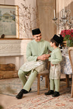 Baju Melayu Luxury Bespoke Fit - Baby Mint