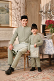 Baju Melayu Luxury Bespoke Fit - Desert Sage