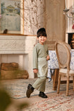 Baju Melayu Kids Luxury Bespoke Fit - Desert Sage