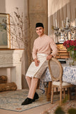 Baju Melayu Majestic Bespoke Fit - Pale Blush