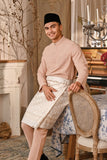 Baju Melayu Majestic Bespoke Fit - Pale Blush