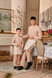 Baju Melayu Kids Majestic Bespoke Fit - Pale Blush