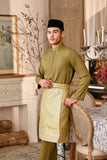 Baju Melayu Luxury Bespoke Fit - Green Olive