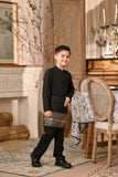 Baju Melayu Kids Majestic Bespoke Fit - Black