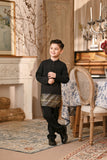 Baju Melayu Kids Majestic Bespoke Fit - Black