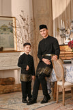 Baju Melayu Majestic Bespoke Fit - Black