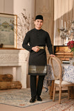 Baju Melayu Majestic Bespoke Fit - Black