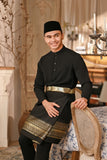 Baju Melayu Majestic Bespoke Fit - Black