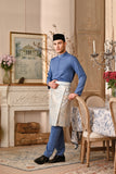 Baju Melayu Luxury Bespoke Fit - River Blue