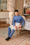 Baju Melayu Luxury Bespoke Fit - River Blue