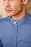 Baju Melayu Luxury Bespoke Fit - River Blue