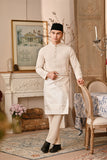 Baju Melayu Majestic Bespoke Fit - Sand Dollar