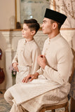 Baju Melayu Kids Majestic Bespoke Fit - Sand Dollar