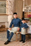 Baju Melayu Kids Luxury Bespoke Fit - Peacock Green