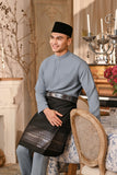 Baju Melayu Majestic Bespoke Fit - Ashley Blue