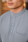 Baju Melayu Majestic Bespoke Fit - Ashley Blue