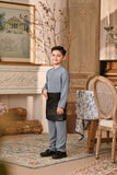 Baju Melayu Kids Majestic Bespoke Fit - Ashley Blue