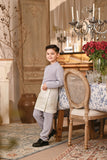 Baju Melayu Kids Luxury Bespoke Fit - Evening Haze