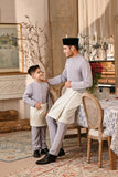 Baju Melayu Kids Luxury Bespoke Fit - Evening Haze