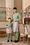 Baju Melayu Luxury Bespoke Fit - Basil