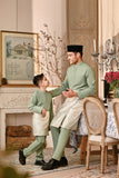 Baju Melayu Kids Luxury Bespoke Fit - Basil