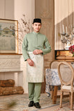 Baju Melayu Luxury Bespoke Fit - Basil