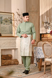 Baju Melayu Luxury Bespoke Fit - Basil