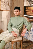 Baju Melayu Luxury Bespoke Fit - Basil