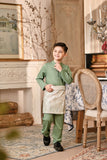 Baju Melayu Kids Luxury Bespoke Fit - Mint