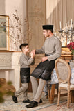 Baju Melayu Kids Luxury Bespoke Fit - Elephant Grey