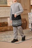 Baju Melayu Kids Luxury Bespoke Fit - Limestone