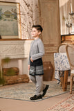 Baju Melayu Kids Luxury Bespoke Fit - Limestone