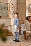 Baju Melayu Kids Luxury Bespoke Fit - Tempest Blue