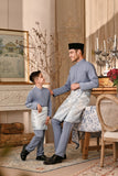 Baju Melayu Kids Luxury Bespoke Fit - Tempest Blue