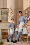 Baju Melayu Luxury Bespoke Fit - Tempest Blue