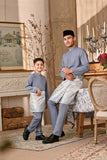 Baju Melayu Kids Luxury Bespoke Fit - Tempest Blue